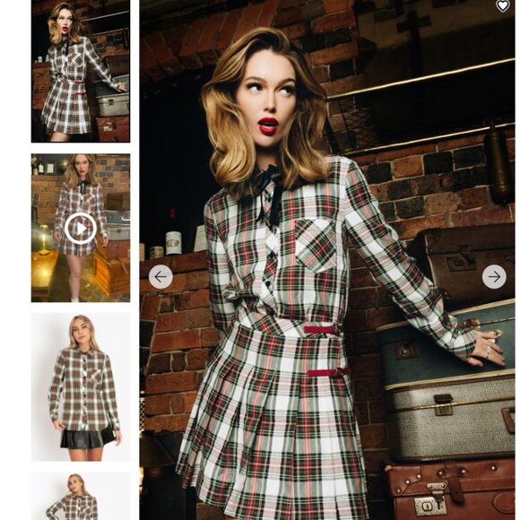 Blackmilk - Tartan Holidays Grunge Shirt - Limited - Picture 4 of 10